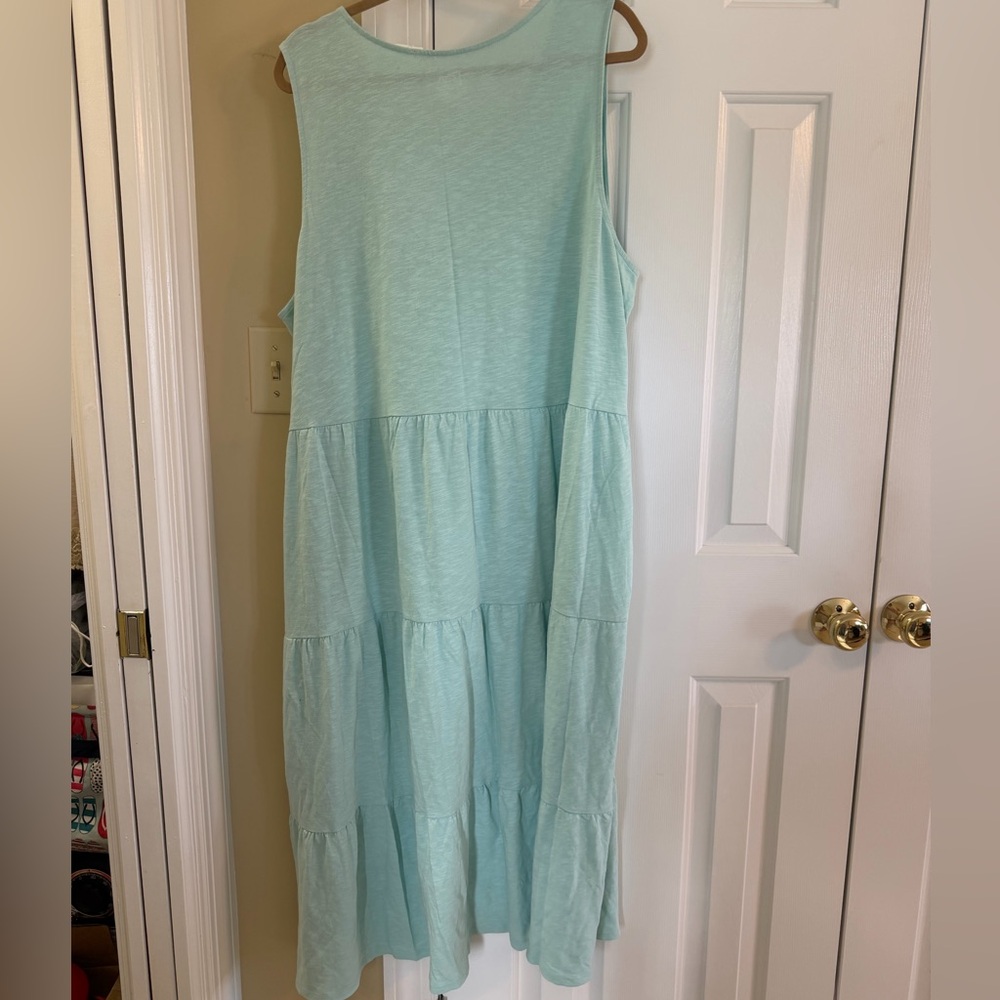 Denim&Co Blue Maxi Dress - Picture 3 of 3